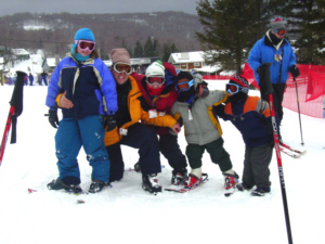 With Uncle Gino & My Cousins on Stratton Mt.